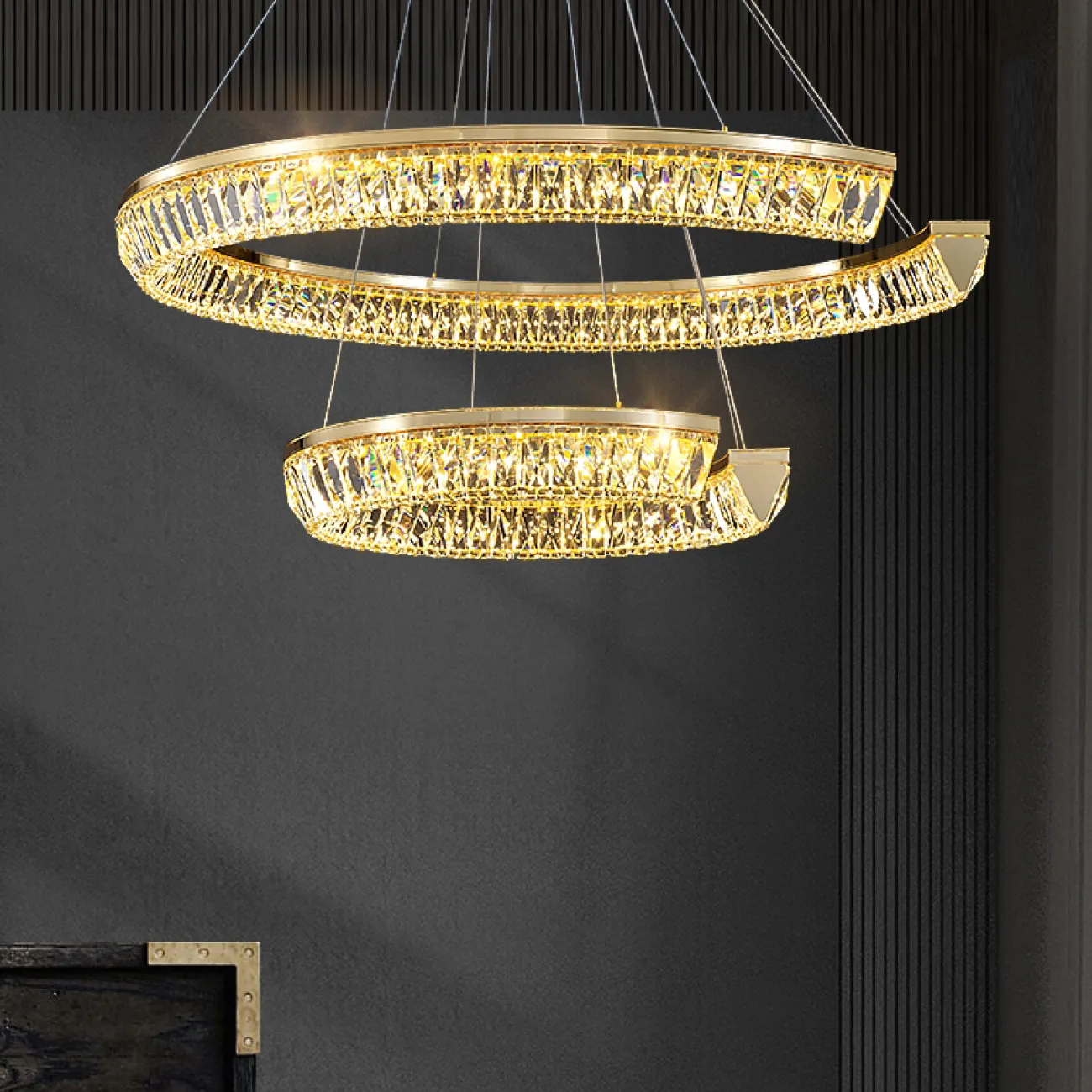 Подвесная люстра CHRISTENCE D45+80 от ImperiumLoft