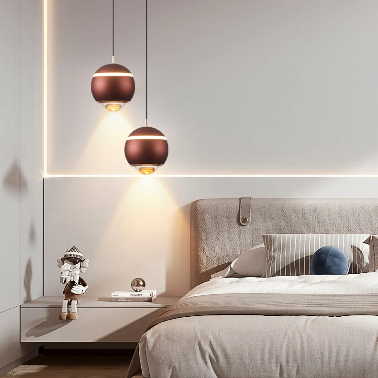 Подвесной светильник BENDIX B Red от ImperiumLoft