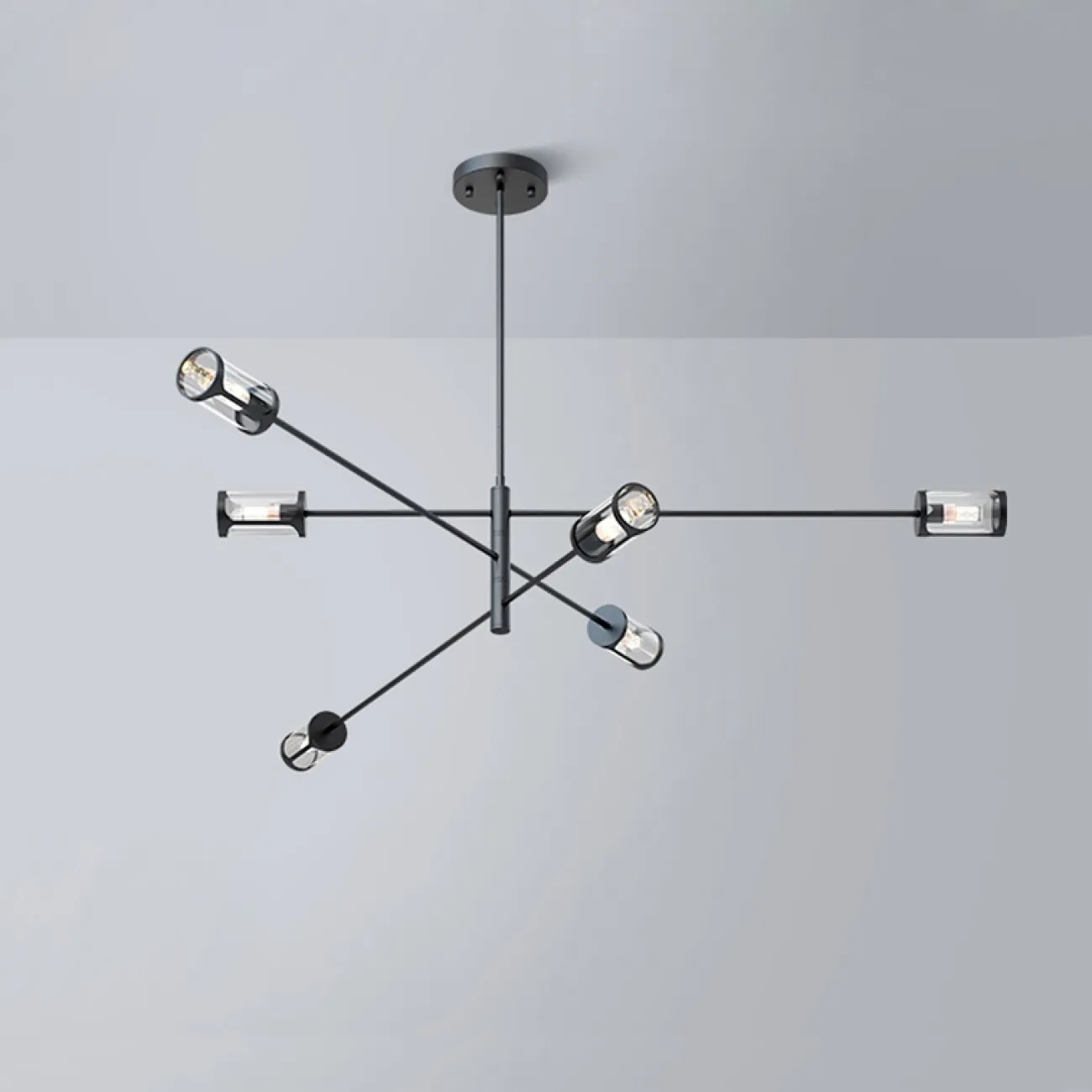 Люстра на штанге SKELBY от ImperiumLoft