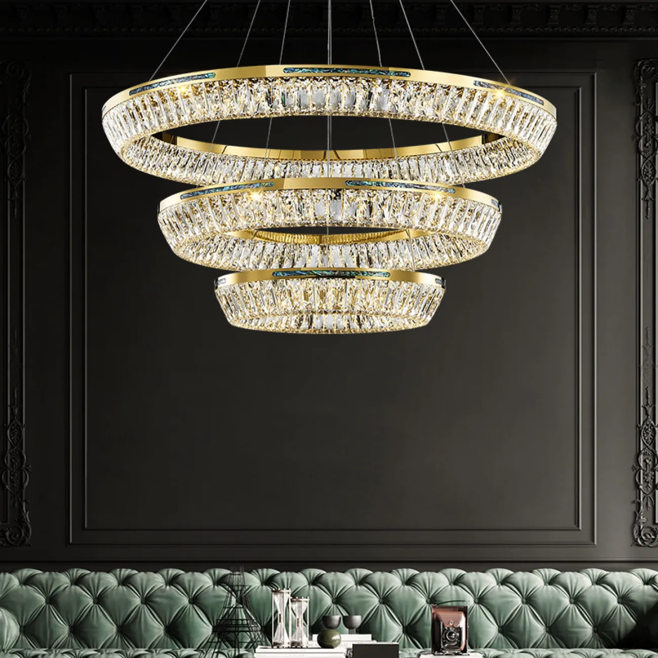 Подвесная люстра GERTRUDA LUX D40+60+80 от ImperiumLoft