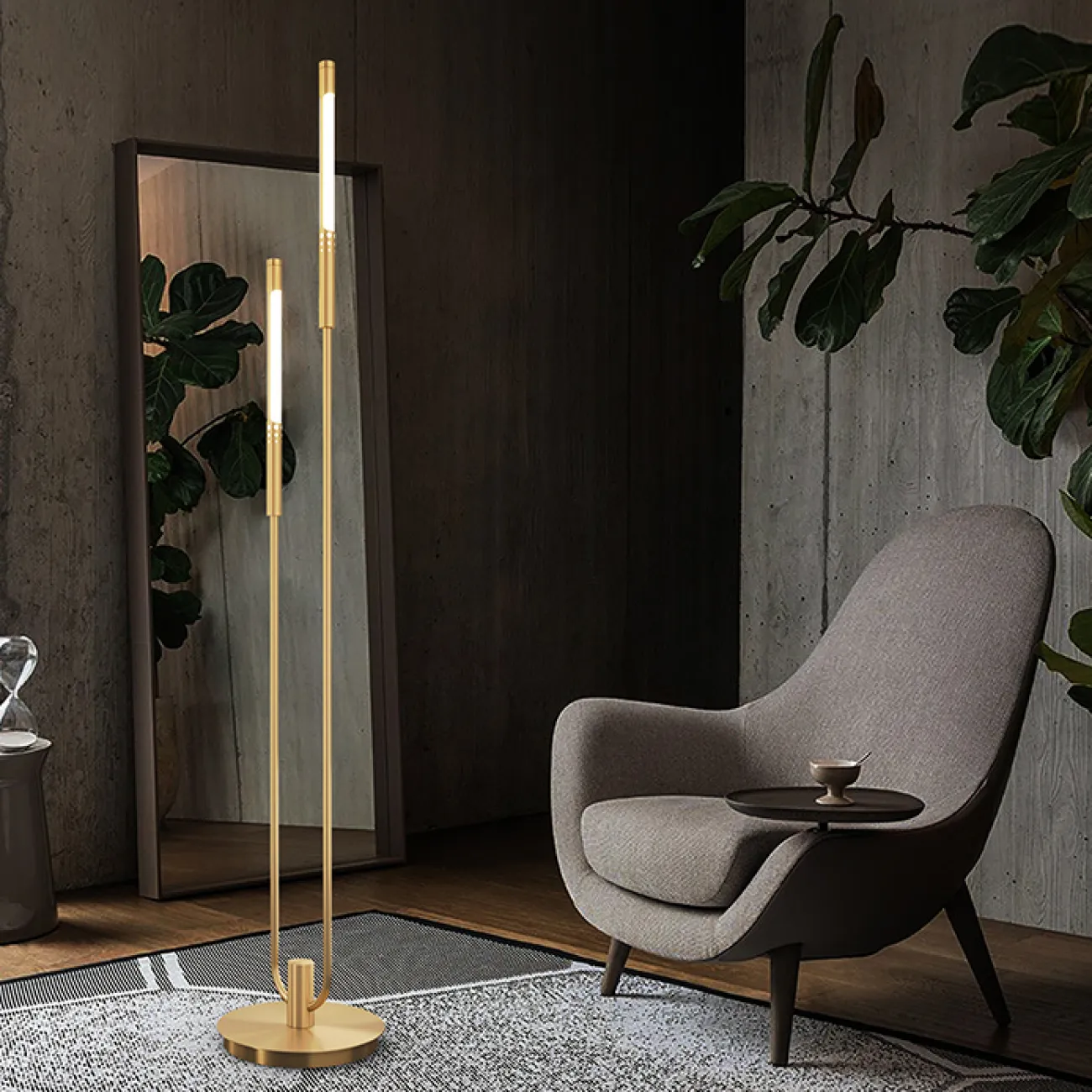 Торшер VALA FL Brass от ImperiumLoft