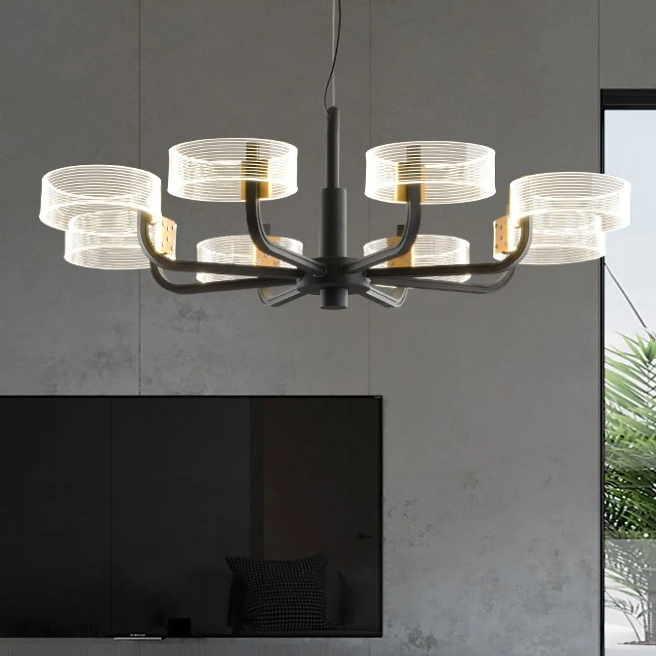 Люстра светодиодная SENSE RINGS от ImperiumLoft