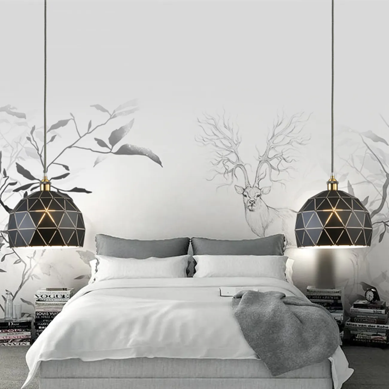 Подвесной светильник MELON D36 Gold/Black от ImperiumLoft