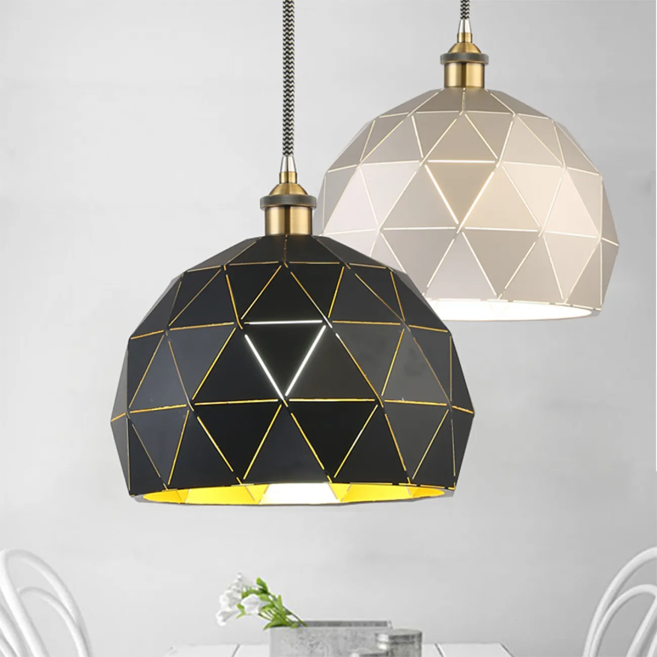 Подвесной светильник MELON D36 Gold/Black от ImperiumLoft