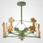Потолочная люстра GIRAFFE Crystal Green от ImperiumLoft