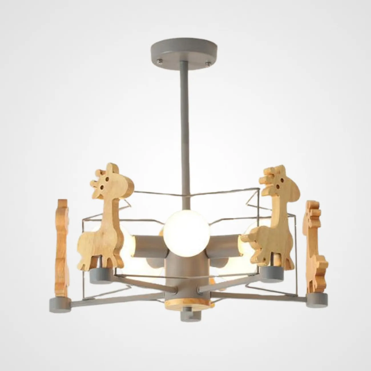 Потолочная люстра GIRAFFE Star Pink от ImperiumLoft