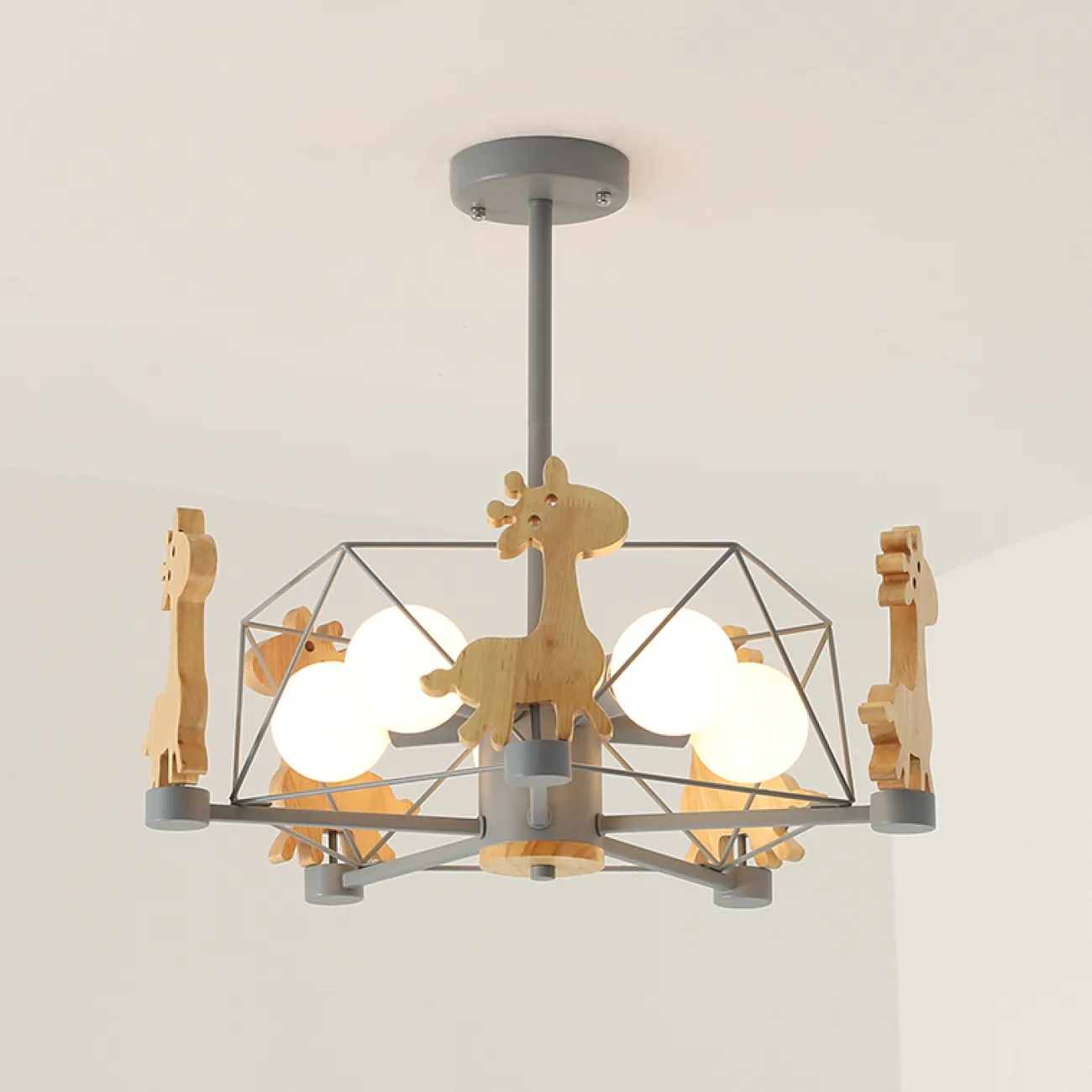 Потолочная люстра GIRAFFE Star Grey от ImperiumLoft