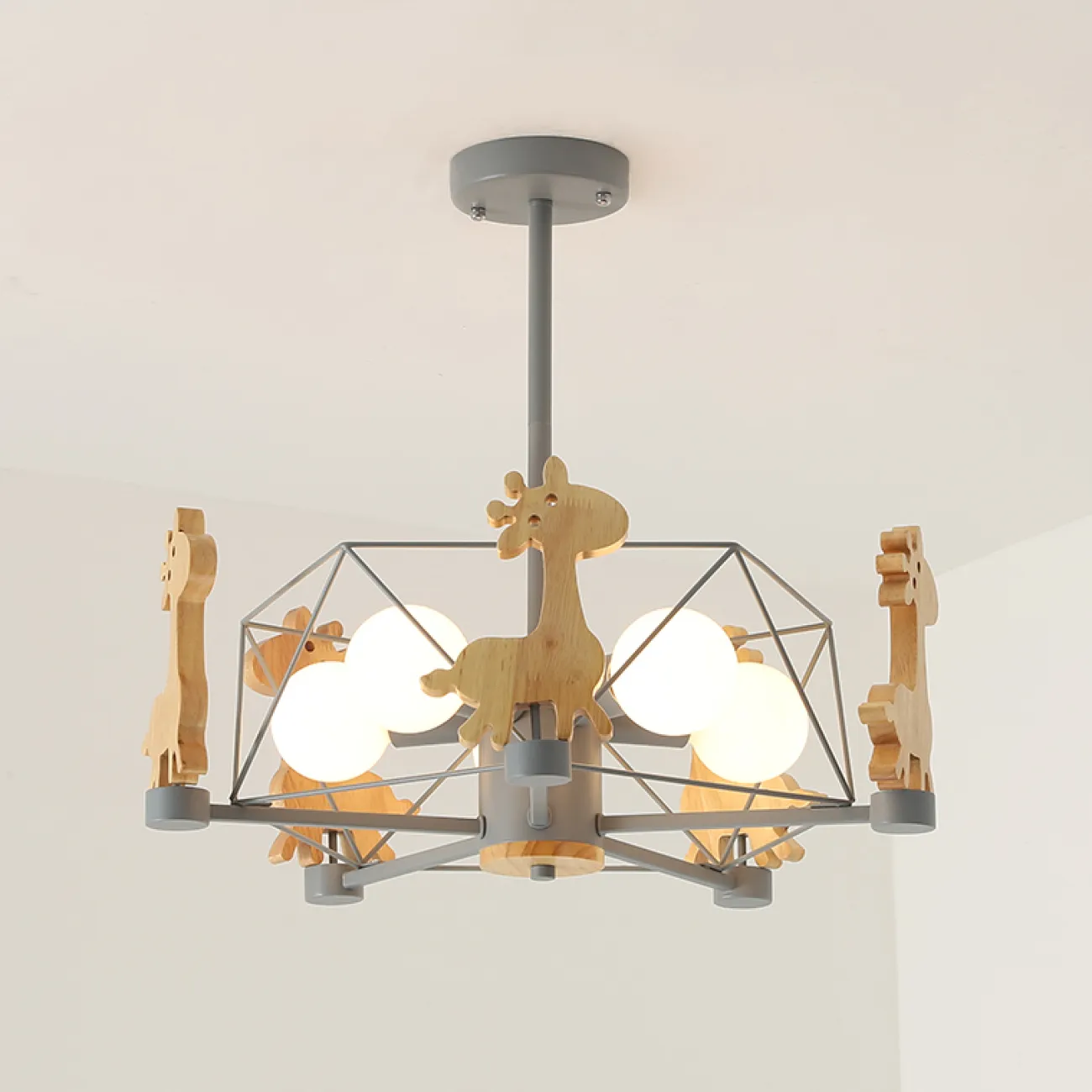 Потолочная люстра GIRAFFE Star Pink от ImperiumLoft