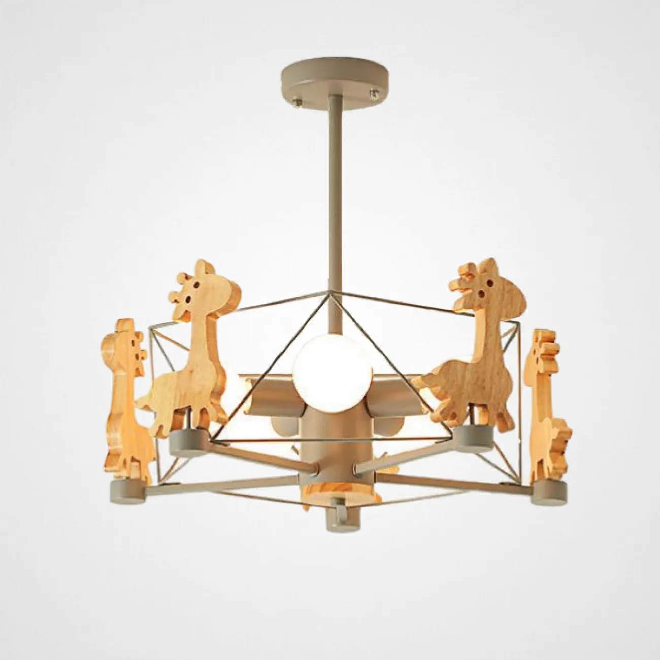 Потолочная люстра GIRAFFE Star Grey от ImperiumLoft