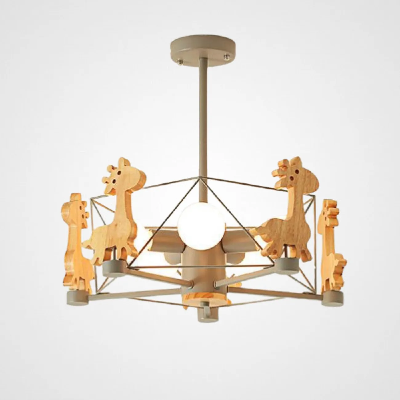 Потолочная люстра GIRAFFE Star Pink от ImperiumLoft