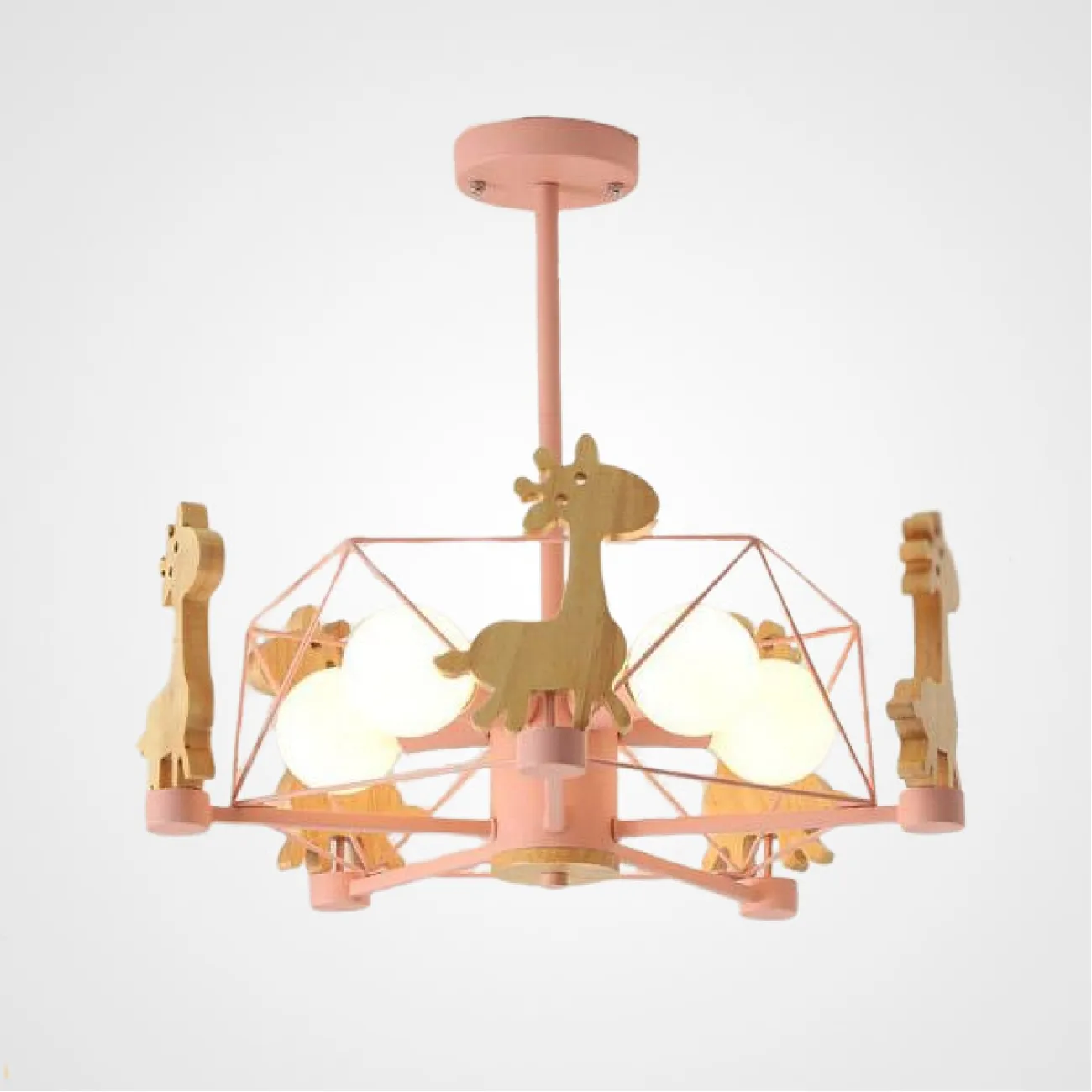 Потолочная люстра GIRAFFE Star Pink от ImperiumLoft