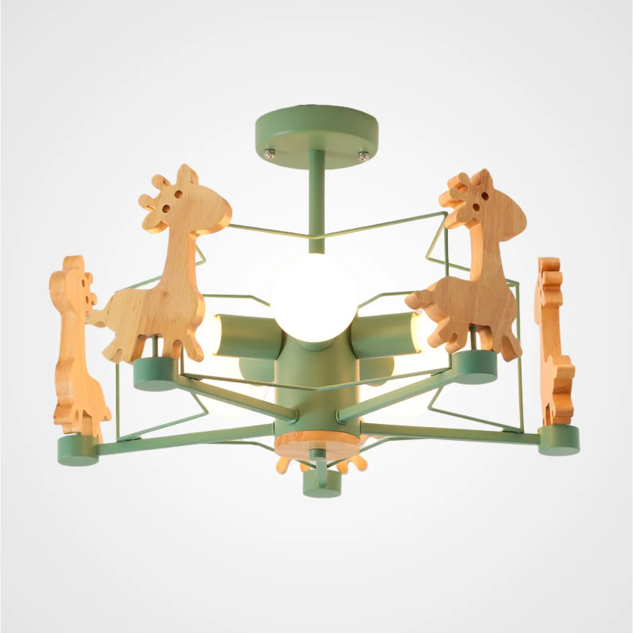 Потолочная люстра GIRAFFE Star Pink от ImperiumLoft