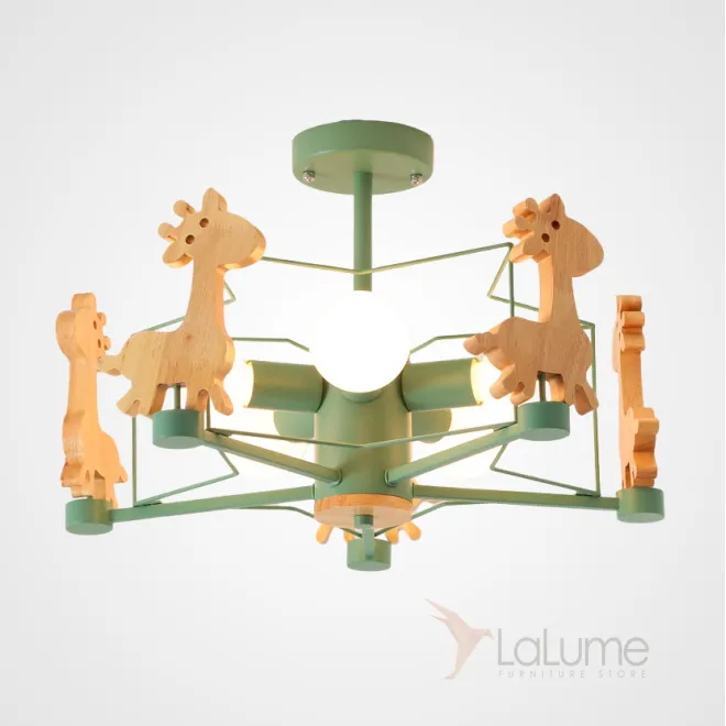 Потолочная люстра GIRAFFE Star Green от ImperiumLoft Потолочная люстра GIRAFFE Star Green от ImperiumLoft