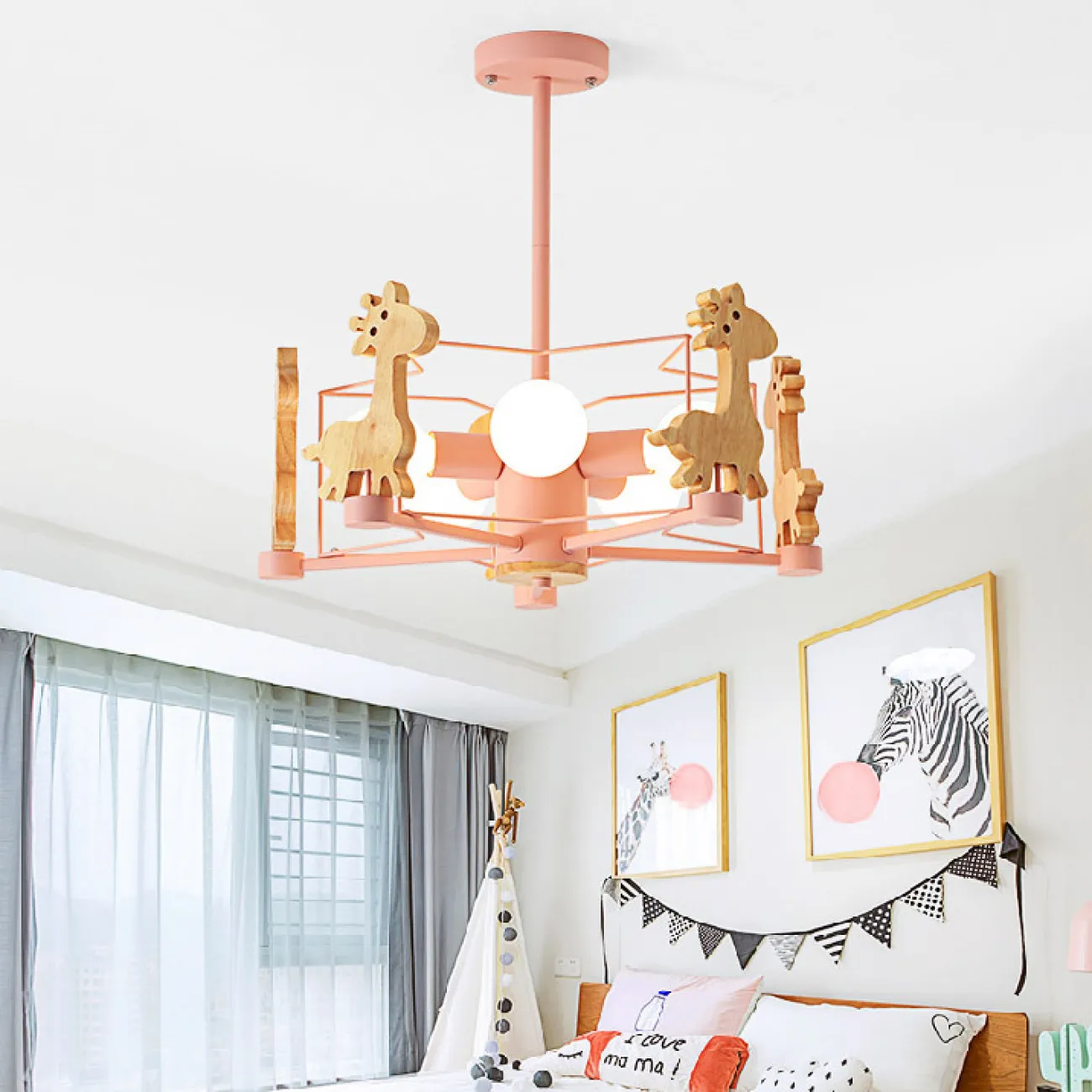 Потолочная люстра GIRAFFE Star Grey от ImperiumLoft