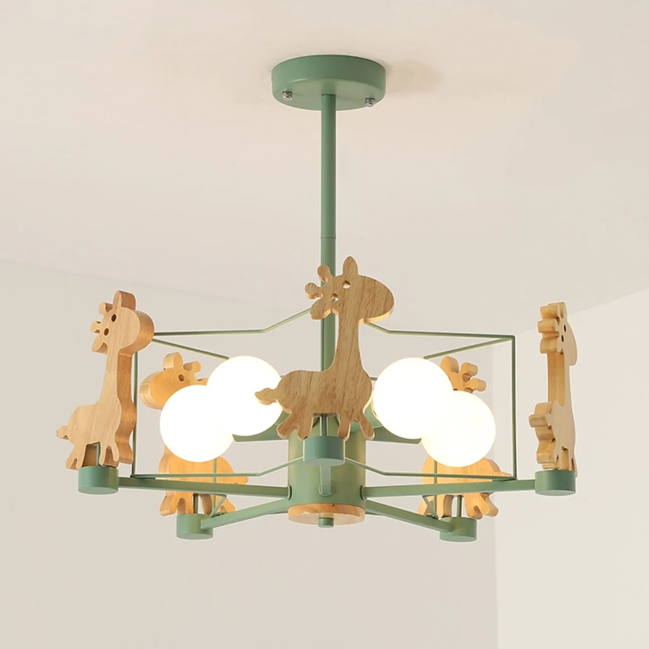 Потолочная люстра GIRAFFE Star Pink от ImperiumLoft