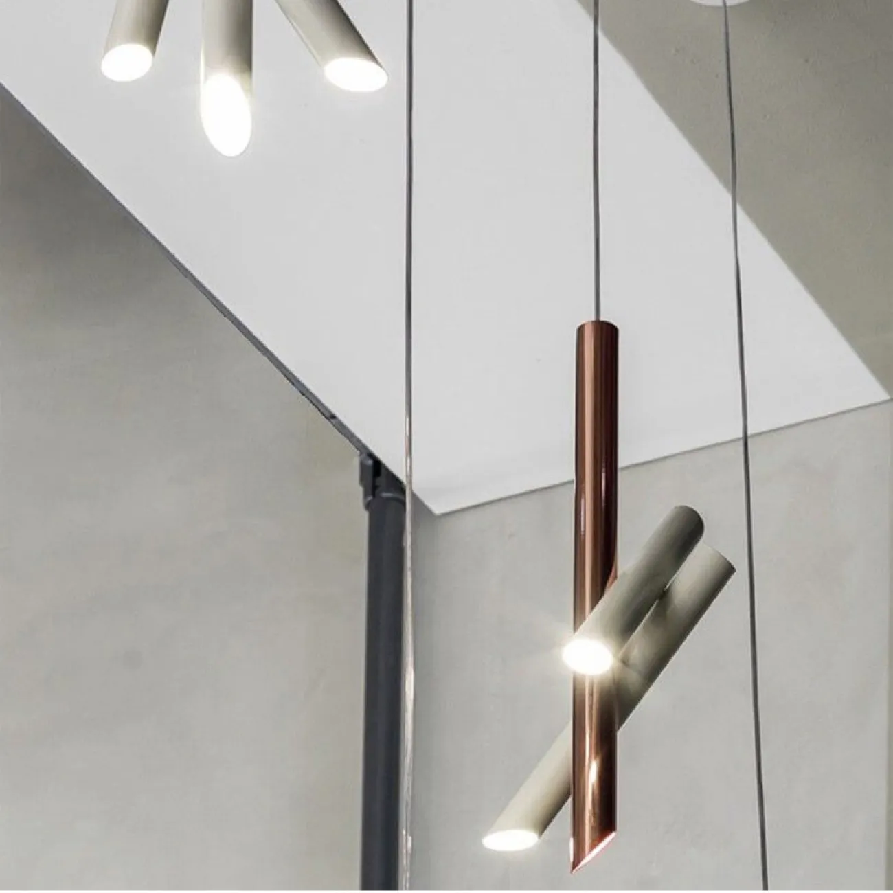 Подвесной светильник JAFFET White Rose Gold от ImperiumLoft