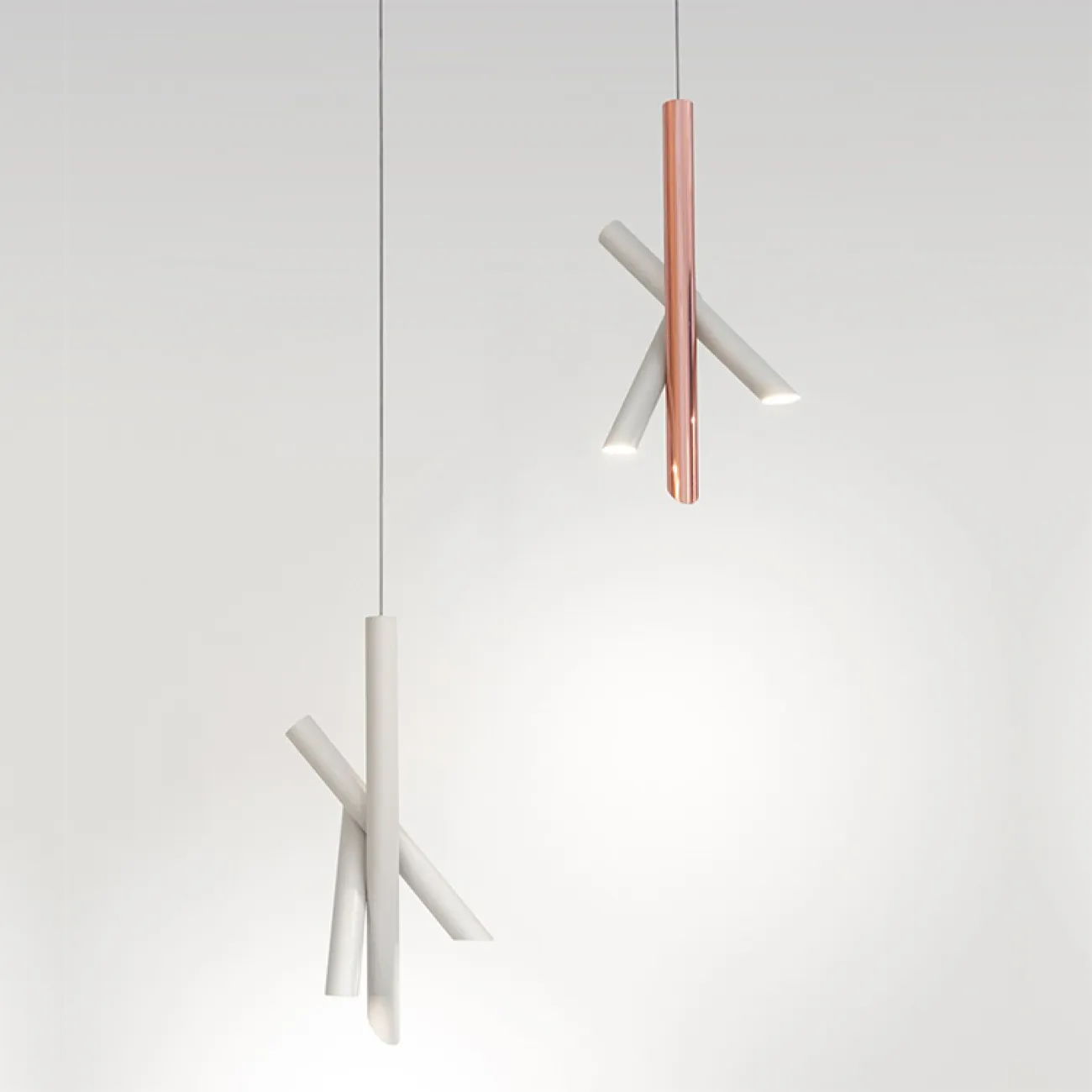 Подвесной светильник JAFFET White Rose Gold от ImperiumLoft