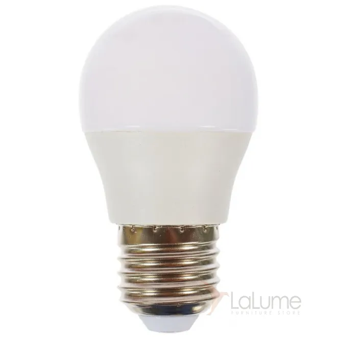 Белая матовая лампочка LED E27 4W