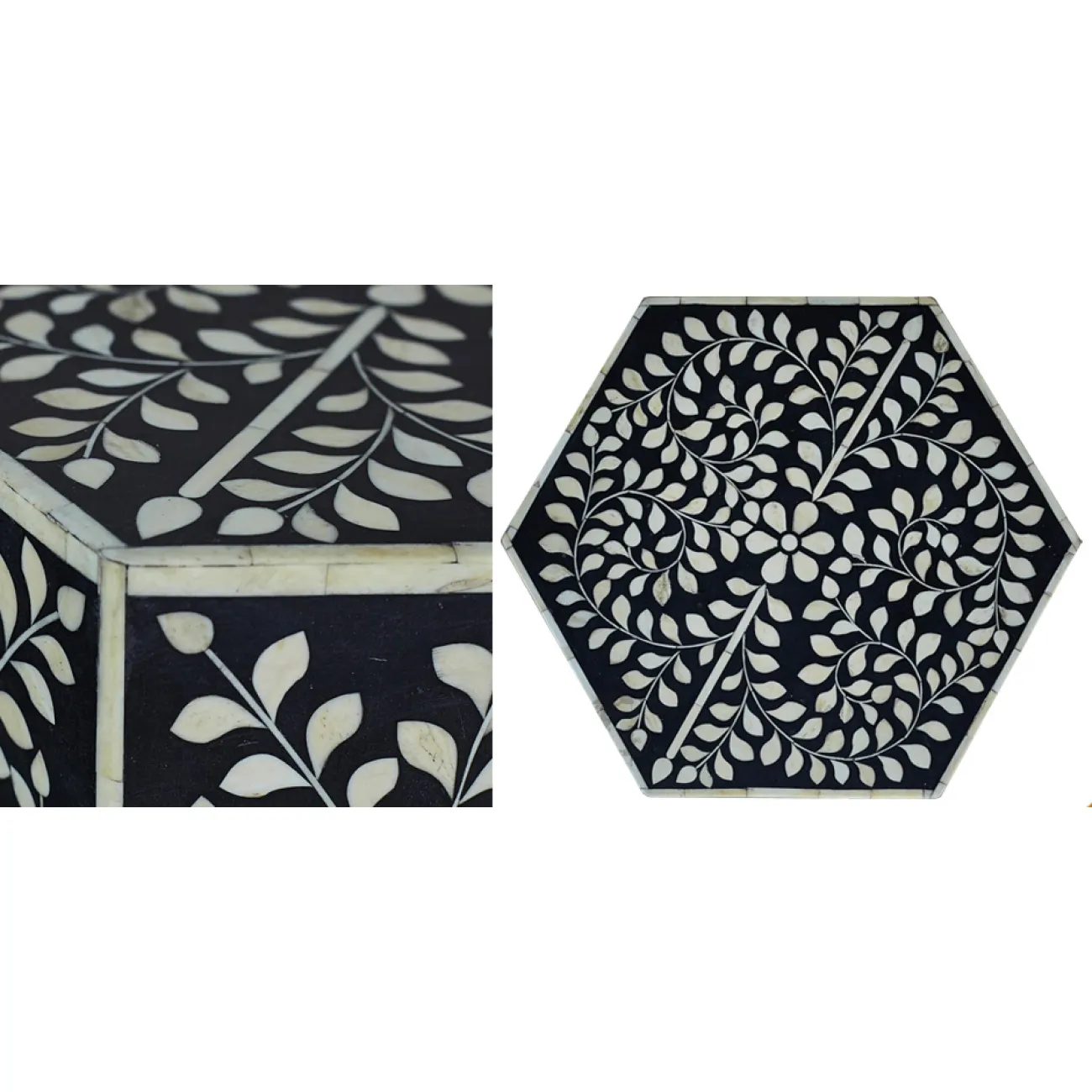 Табурет Inlaid Bone Hexagon от LaLume
