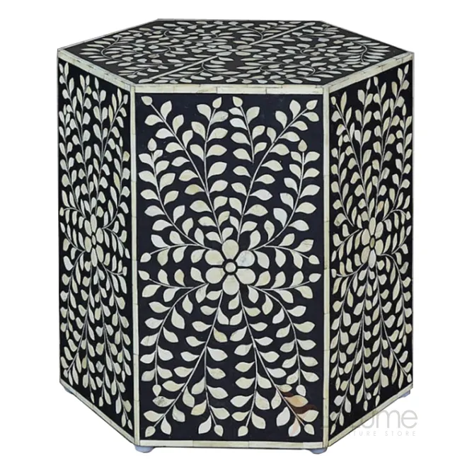 Табурет Inlaid Bone Hexagon от LaLume Табурет Inlaid Bone Hexagon от LaLume