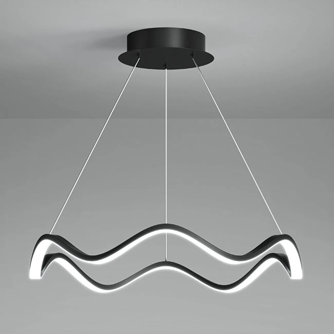 Подвесная люстра DOLORES L50 Black 4000К от ImperiumLoft Подвесная люстра DOLORES L50 Black 4000К от ImperiumLoft