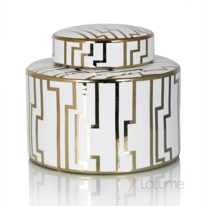 Декоративная банка с крышкой Egypt Low от LaLume