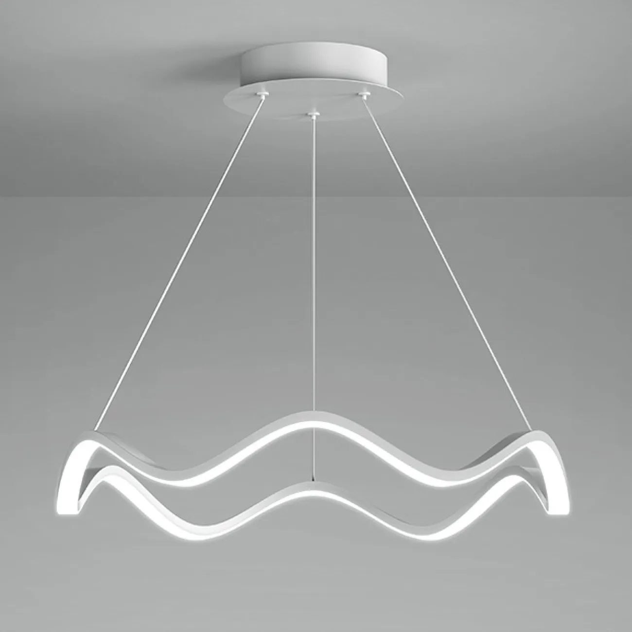 Подвесная люстра DOLORES L50 White Трехцветный свет от ImperiumLoft Подвесная люстра DOLORES L50 White Трехцветный свет от ImperiumLoft