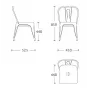 Кухонный стул Tolix Chair designed by Xavier Pauchard in 1934 от LaLume