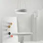Подвесной кольцевой светильник GALO  D52,5 White от ImperiumLoft