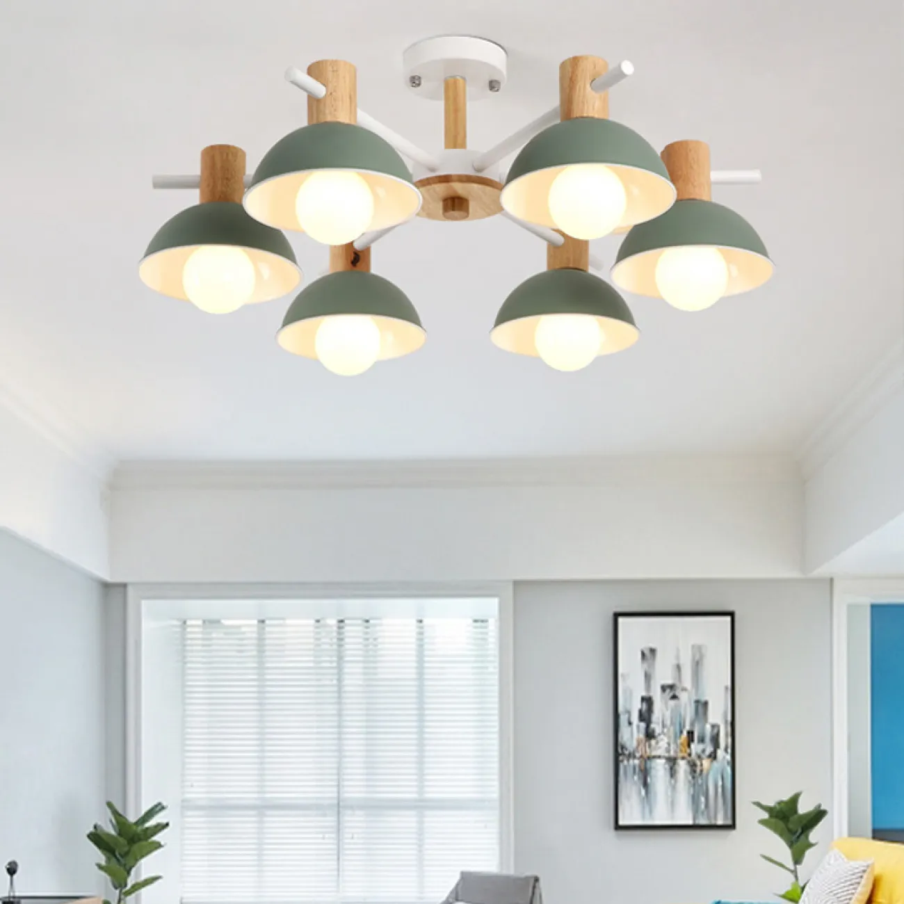 Люстра на штанге DOS D58 Grey от ImperiumLoft