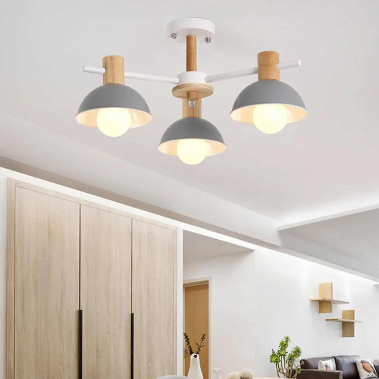 Люстра на штанге DOS D58 Grey от ImperiumLoft