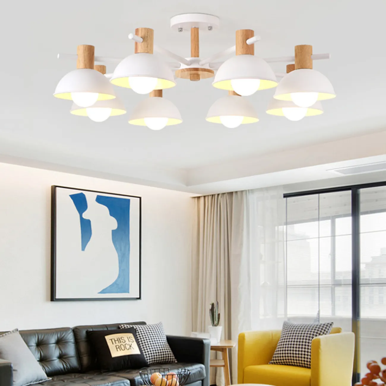 Люстра на штанге DOS D83 White от ImperiumLoft Люстра на штанге DOS D83 White от ImperiumLoft