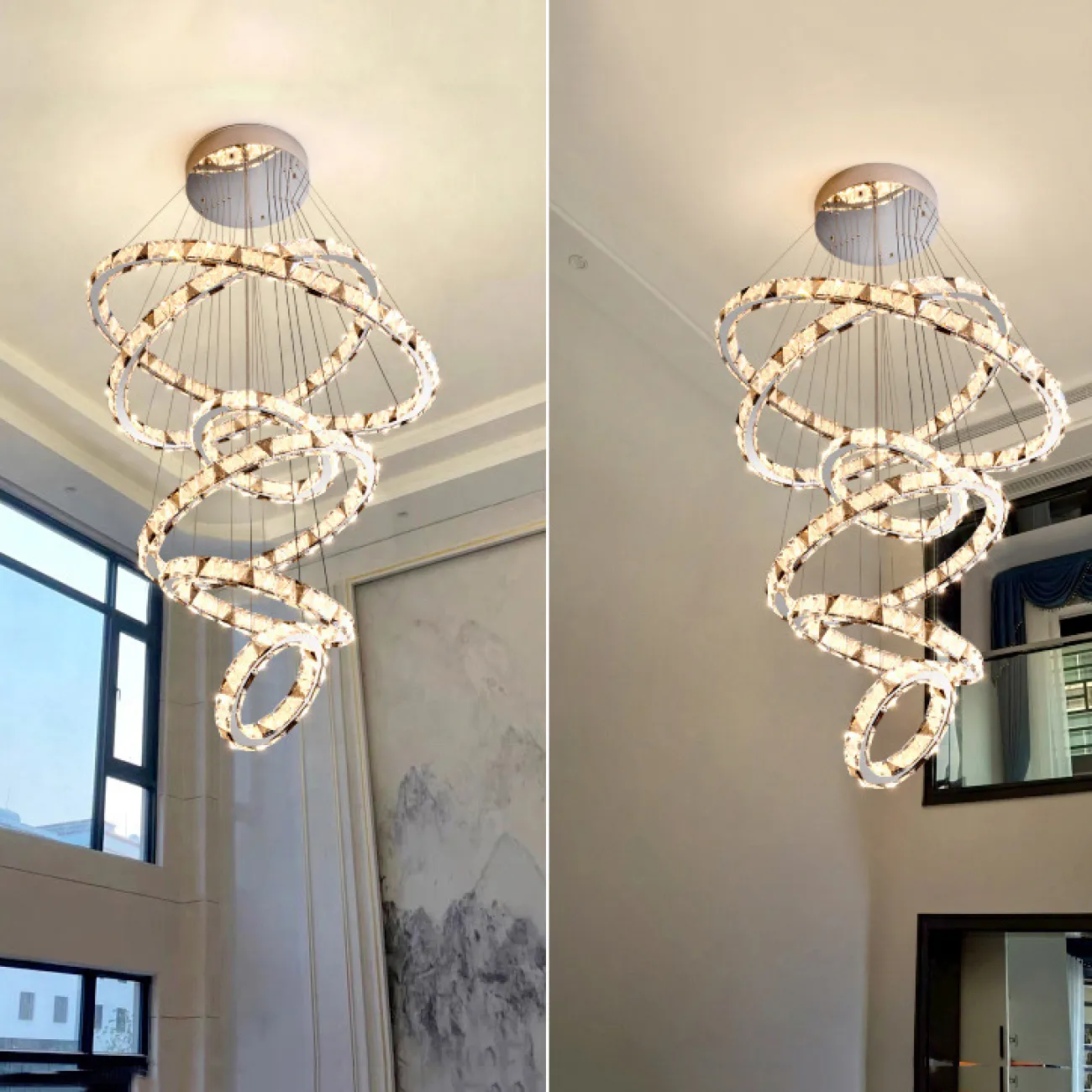 Подвесная люстра ALEKSANDRIN D50+60+80+50+100+50 от ImperiumLoft