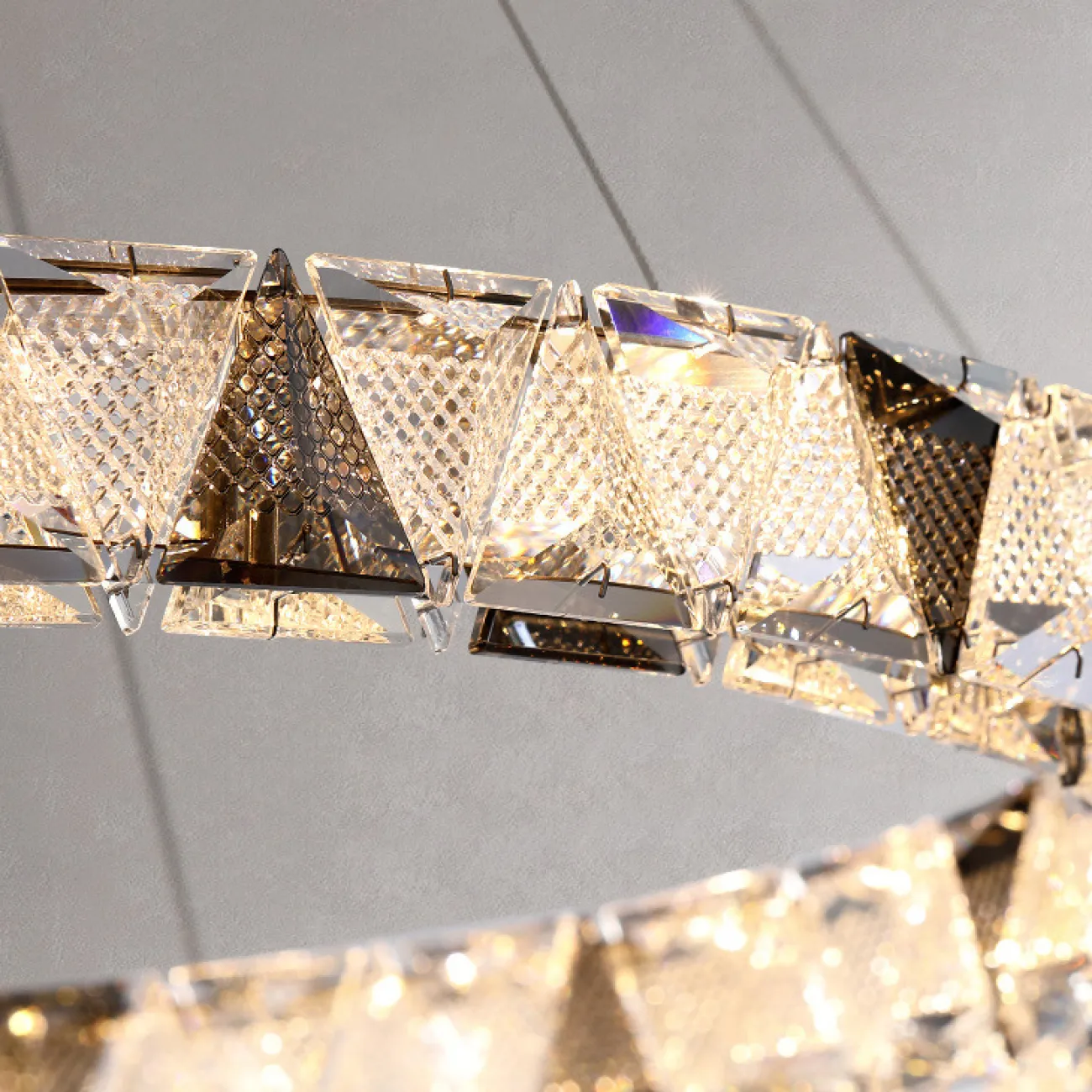 Подвесная люстра ALEKSANDRIN D50+60+80+50+100+50 от ImperiumLoft