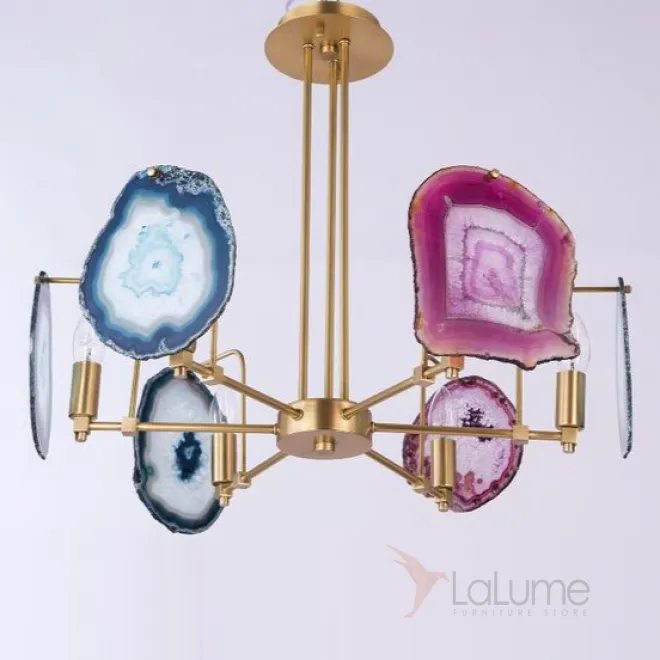 Люстра GALLERY 6 LIGHT CHANDELIER multi Color AGATE