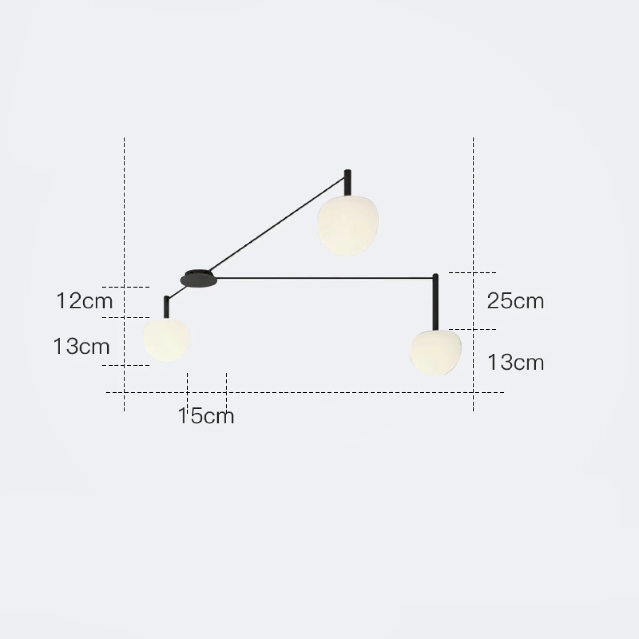 Потолочная люстра RANGEL L2 от ImperiumLoft