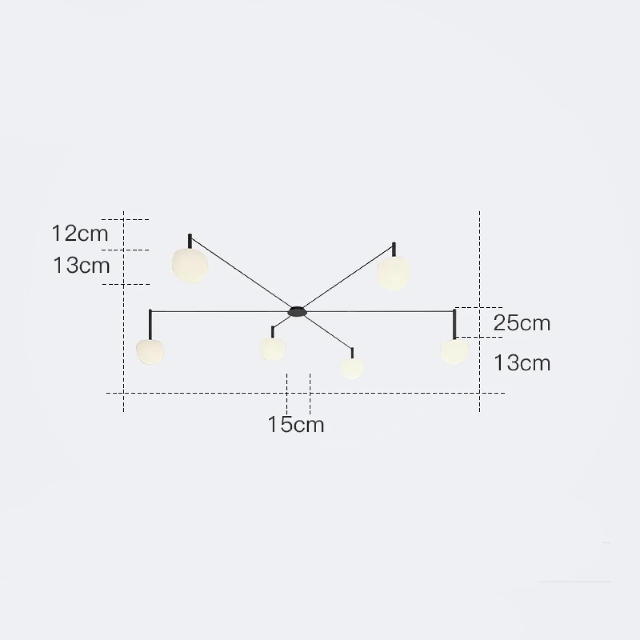 Потолочная люстра RANGEL L2 от ImperiumLoft