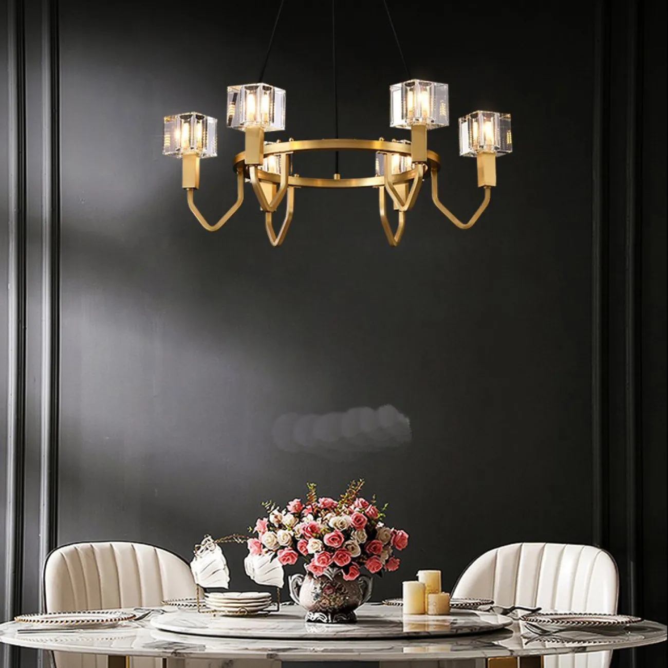 Подвесная люстра DORA CH D90 от ImperiumLoft