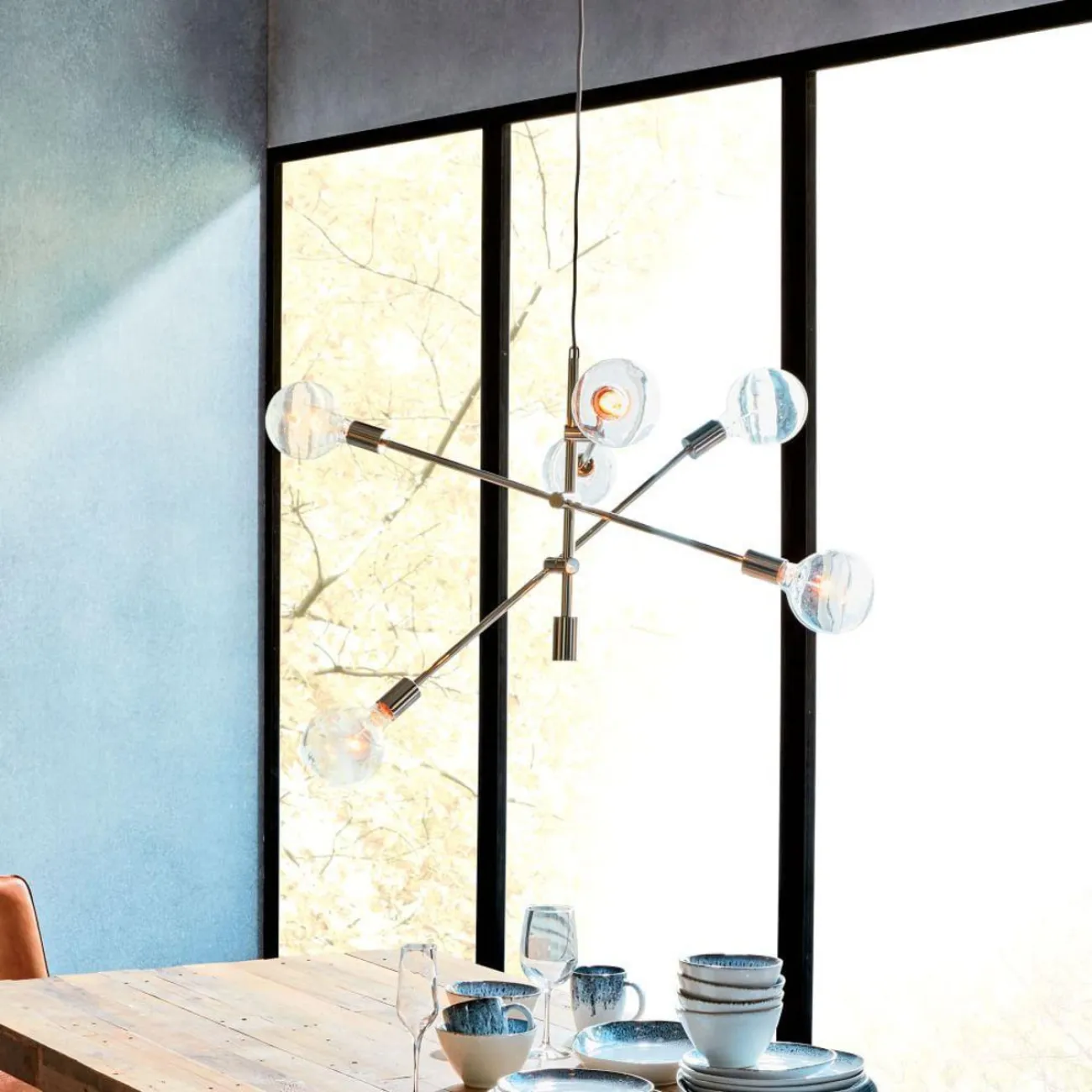 Люстра Mobile Chandelier - Large 6 хром от ImperiumLoft Люстра Mobile Chandelier - Large 6 хром от ImperiumLoft