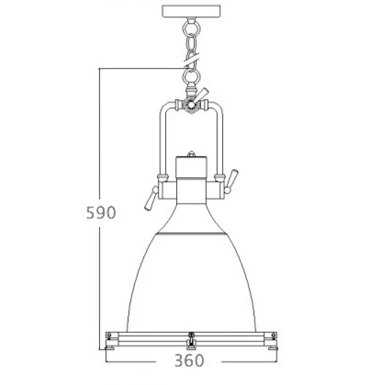 Светильник Copper Industrial Pendant Light Postapokalipsis от LaLume