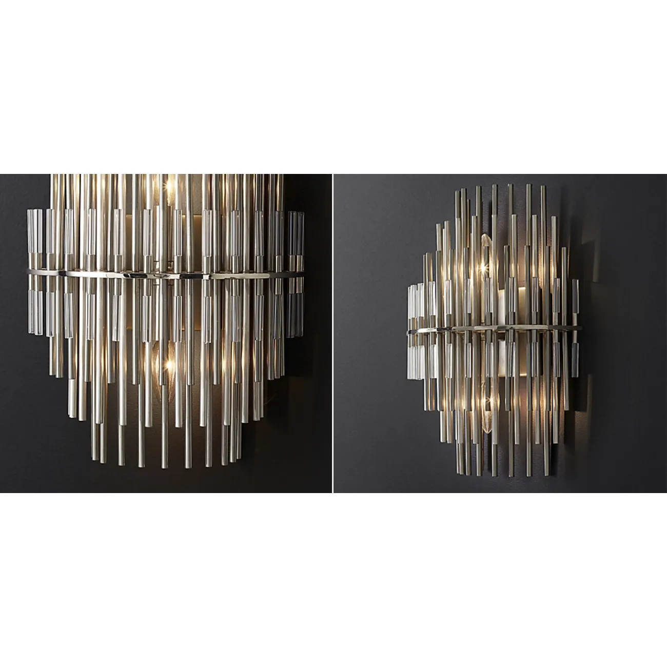 Бра Restoration Hardware Emile Sconce Chrome
