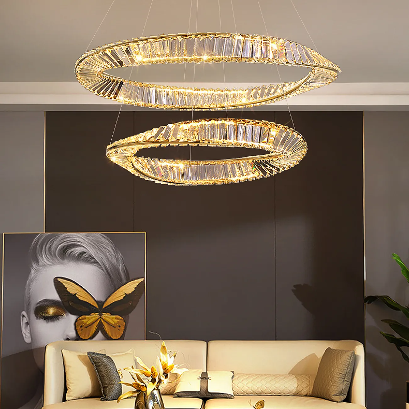 Подвесная люстра BERTOLDA X D80 от ImperiumLoft