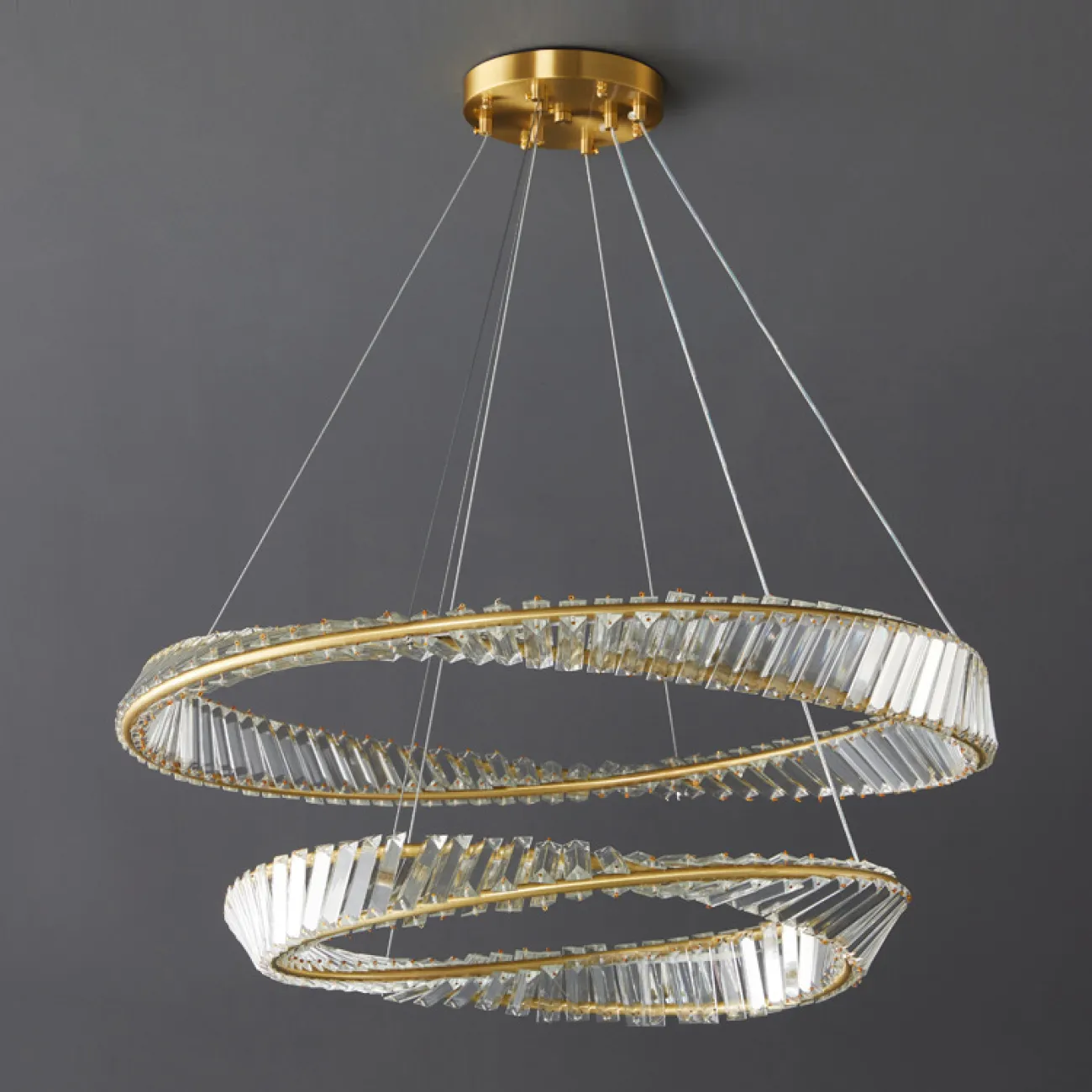 Подвесная люстра BERTOLDA X D60+100 от ImperiumLoft