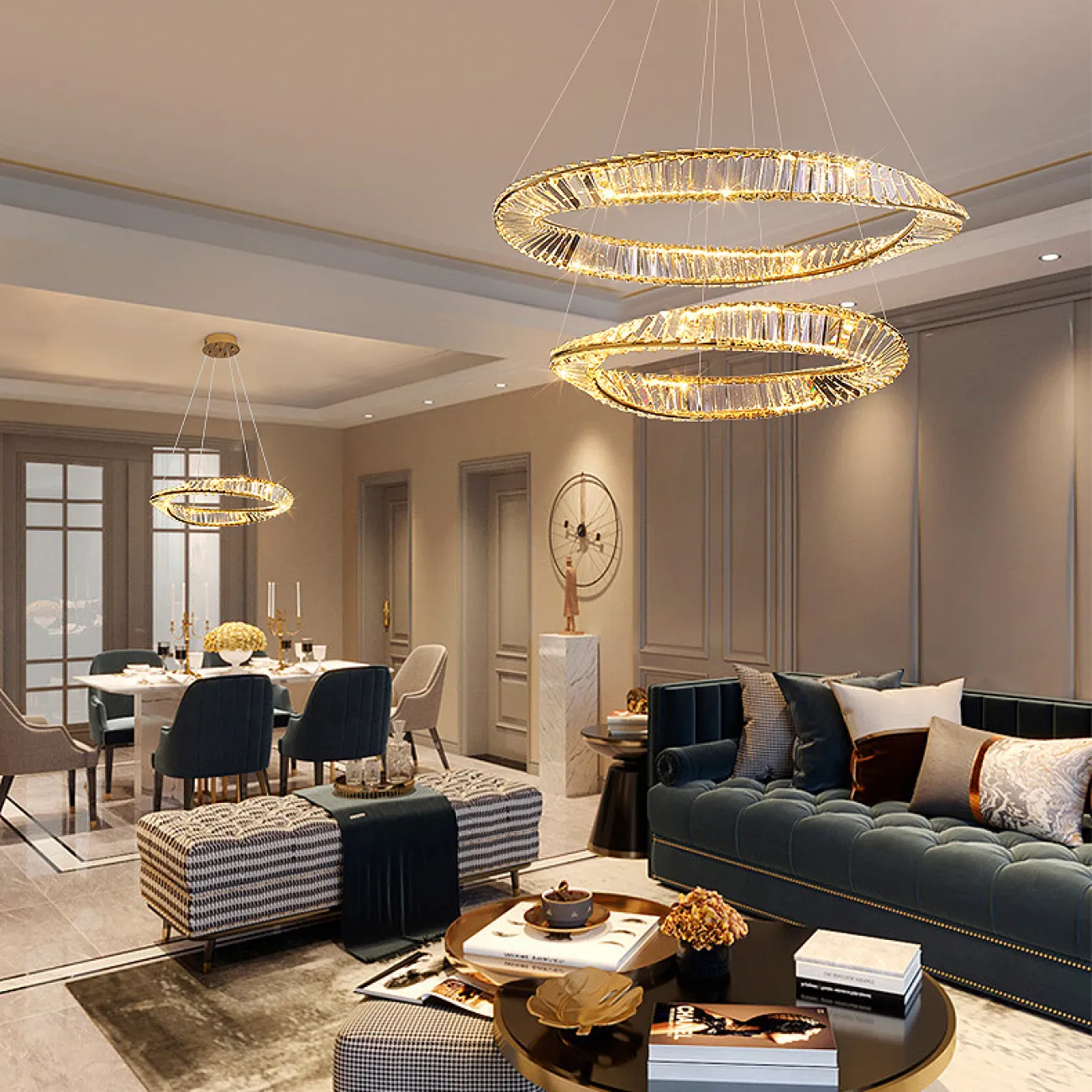 Подвесная люстра BERTOLDA X D80 от ImperiumLoft