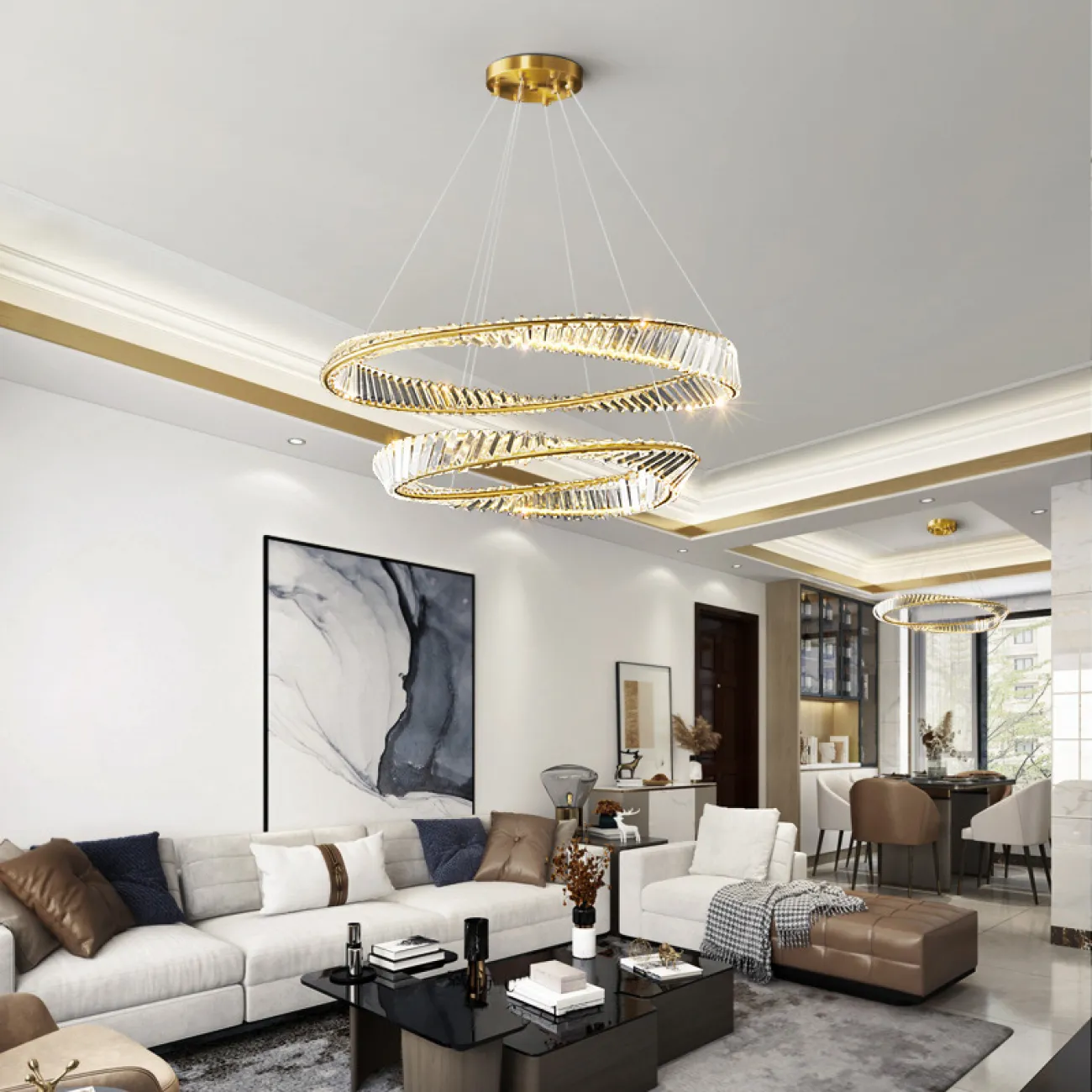 Подвесная люстра BERTOLDA X D80 от ImperiumLoft