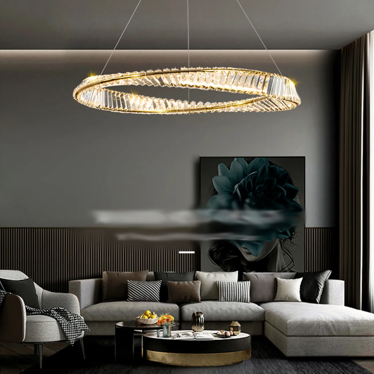 Подвесная люстра BERTOLDA X D60+100 от ImperiumLoft