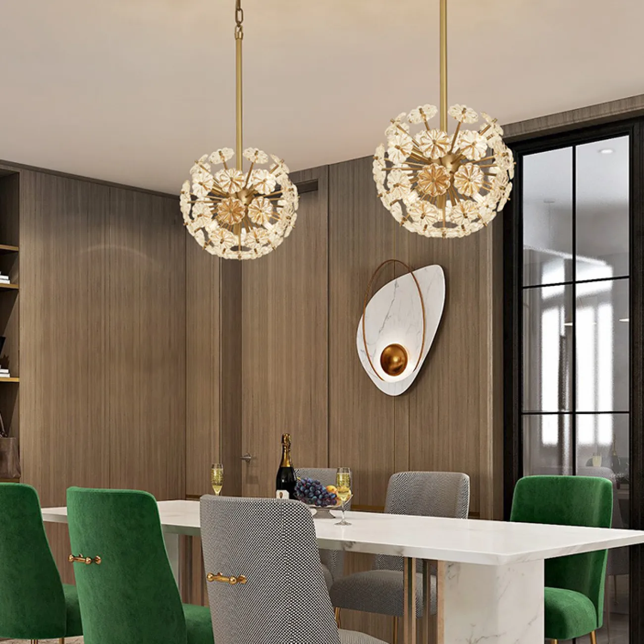 Потолочная люстра MOIRA BALL D60 от ImperiumLoft