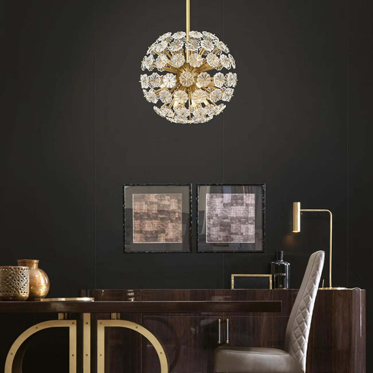 Потолочная люстра MOIRA BALL D60 от ImperiumLoft