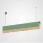 РЕЕЧНЫЙ ПОДВЕСНОЙ СВЕТИЛЬНИК BOOK 3 L120 Green от ImperiumLoft