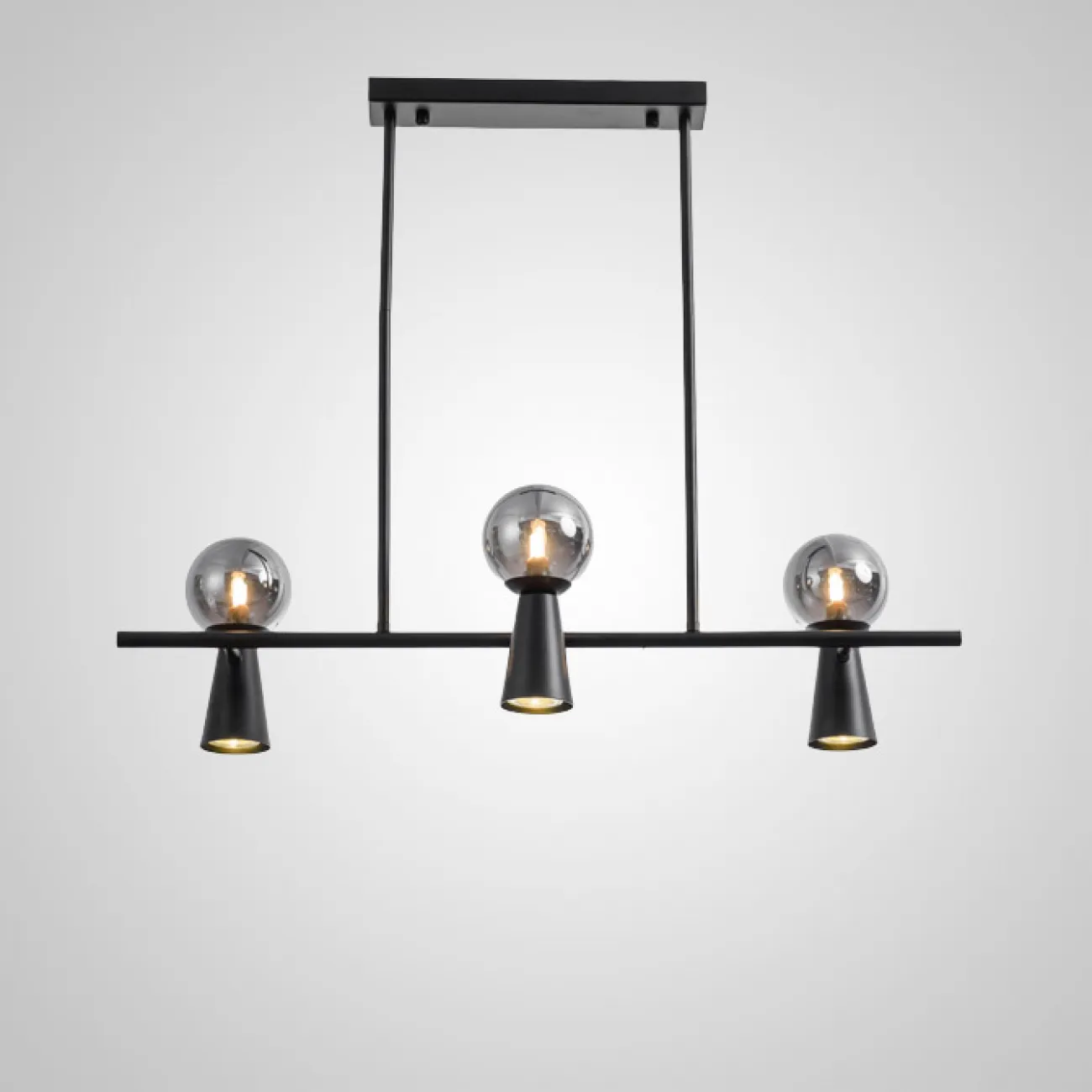 Потолочный светильник ABELINA LONG L6 Gold Grey от ImperiumLoft